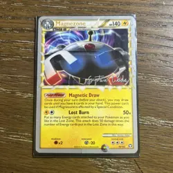Pokemon Magnezone 2011 World Championship Decks Ultra Rare 96/102 Autographed - Image 1