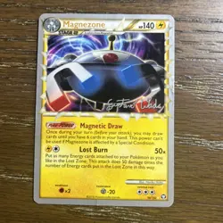 Pokemon Magnezone 2011 World Championship Decks Ultra Rare 96/102 Autographed - Image 2