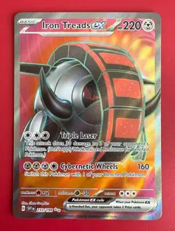Pokemon TCG Iron Treads EX 233/198 Holo Ultra Rare - Scarlet & Violet NM/M - Image 1