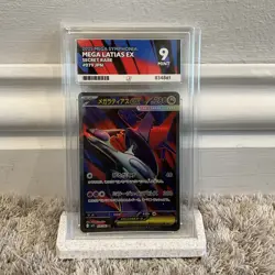 Mega Latias ex 079/063 Mega Symphonia m1s Ace Grading Mint 9 Japanese Pokemon - Image 1