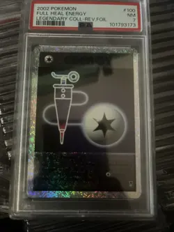 Pokemon Legendary Collection Full Heal Energy #100 2002 Edition PSA 7 - Image 2