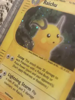 Pokemon Raichu Skyridge H25/H32 Holo Rare CGC PRISTINE 10 (Pop 11) - Image 2