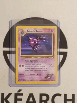 Sabrina's Alpollo 58/132 Gym Heroes Set Pokemon Karte TCG Pokemon Haunter - Image 1