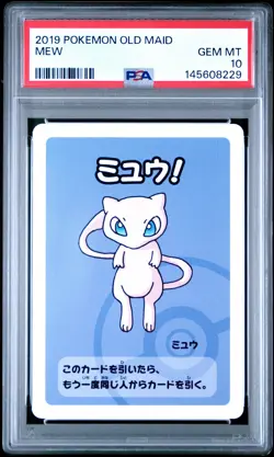 2019 POKEMON OLD MAID MEW PSA 10 - Image 1
