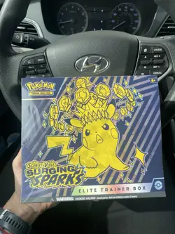 Pokemon TCG Surging Sparks Elite Trainer Box Factory Sealed - Image 1