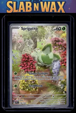 Pokemon tcg SV02: Paldea Evolved Sprigatito #196/193 - Image 1