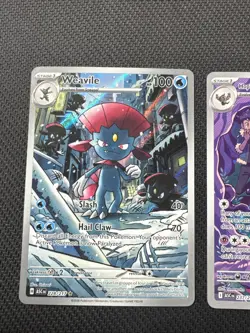 Weavile - 228/217 Illustration Rare ME: Ascended Heroes Pokemon Lot Of 3 Marill - Image 2