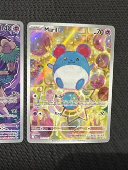 Weavile - 228/217 Illustration Rare ME: Ascended Heroes Pokemon Lot Of 3 Marill - Image 4