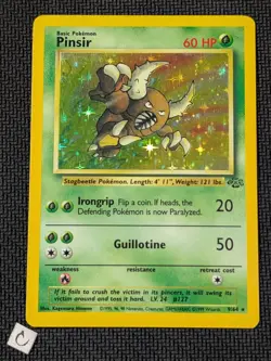 Pinsir 9/64 - Jungle Unlimited Holo Rare Pokemon TCG LP - Image 1