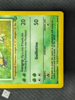 Pinsir 9/64 - Jungle Unlimited Holo Rare Pokemon TCG LP - Image 5