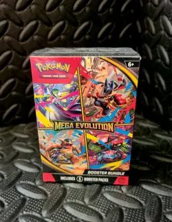 Pokemon TCG: Mega Evolution Factory Sealed Booster Bundle Box 6 Packs - Image 1