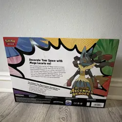 Pokemon TCG Mega Evolution Ascended Heroes Mega Lucario Box 10 Boosters Promo - Image 4