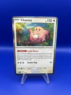 Chansey 151 Holo CRIMP ERROR 113/165 - Scarlet & Violet Pokemon TCG - Image 1