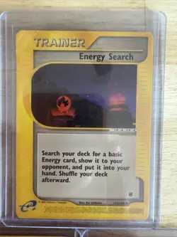 3 Pokemon Energy Search Common Normal Expedition 2002 153/165 LP - Image 2