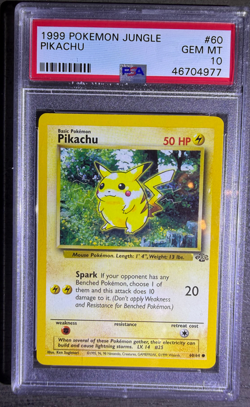 Pokemon PSA 1-10 Complete Set w/ Auto: Pikachu Jungle 1999 #60 VERONICA TAYLOR - Image 5
