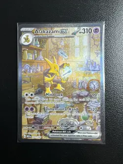 Pokemon TCG Scarlet & Violet: 151 Alakazam EX 201/165 SIR Holo English - Image 1