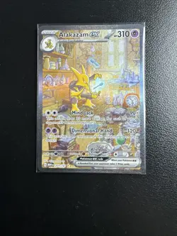 Pokemon TCG Scarlet & Violet: 151 Alakazam EX 201/165 SIR Holo English - Image 2