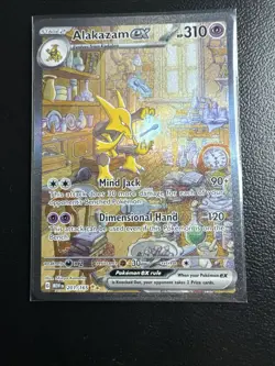 Pokemon TCG Scarlet & Violet: 151 Alakazam EX 201/165 SIR Holo English - Image 3