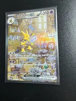 Pokemon TCG Scarlet & Violet: 151 Alakazam EX 201/165 SIR Holo English - Image 4