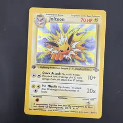 Pokemon TCG Jolteon Jungle 1st Edition Holo - Image 1