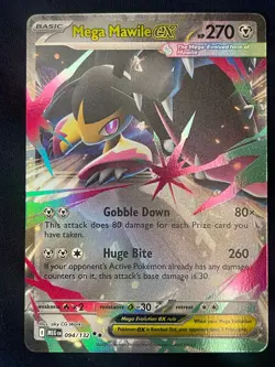 Pokemon Mega Mawile ex Double Rare ME01: Mega Evolution 094/132 NM - Image 1