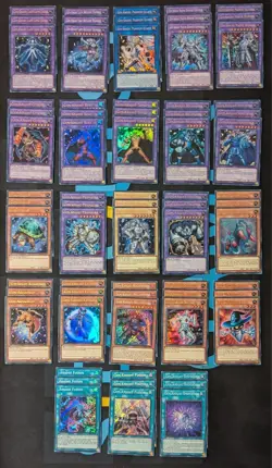 Gem-Knight Deck Core 69 Cards BLMM Monster Mayhem 1st Ed YuGiOh Bundle - Image 1
