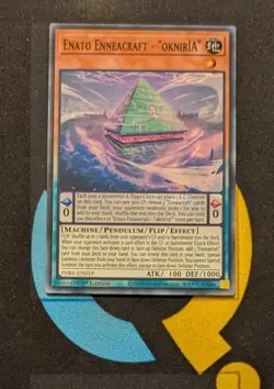 PHRE-EN019 Enato Enneacraft - ''oknirIA'' x3 Super Rare 1st Ed YuGiOh Playset - Image 2