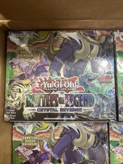 YuGiOh Battles of Legend: Crystal Revenge 10 Booster Boxes Factory Sealed - Image 2