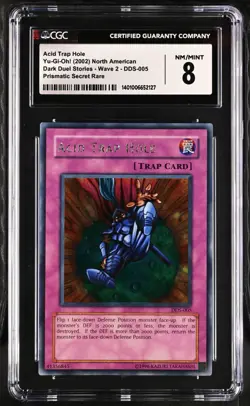 CGC 8 Acid Trap Hole Dark Duel Stories DDS-005 Yu-Gi-Oh! - Image 1