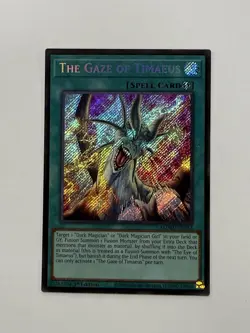 The Gaze Of Timaeus Secret Rare MZMU-EN013 Yu-Gi-Oh - Image 1