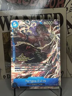 OP07-053 Portgas.D.Ace 3rd Anniversary Winner Promo - One Piece TCG English - Image 1