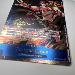 OP07-053 Portgas.D.Ace 3rd Anniversary Winner Promo - One Piece TCG English - Image 3