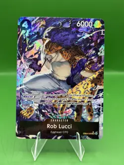 Rob Lucci Alt Art OP15 EB04-048 One Piece Egghead Crisis English 🔥 - Image 2
