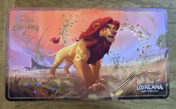 Disney Lorcana Challenge FOIL PROMO Playmat: Simba - Pride Protector NEW Sealed - Image 1