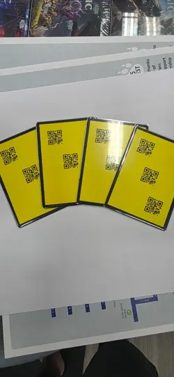 2025 Disney Lorcana Discard Error QR Code Card Yellow Background Fabled - Image 1