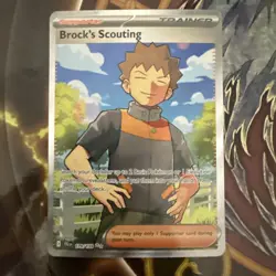 Brock's Scouting Journey Together Ultra Rare Card 179/159 NM Condition - Image 1