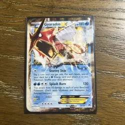 Pokemon TCG card Gyarados EX from the XY BREAKpoint expansion set. - Image 1