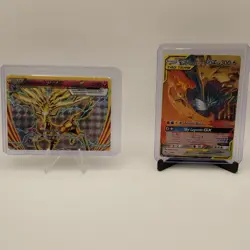 Pokemon Moltres Zapdos Articuno GX Tag Team Xerneas BREAK Holo 2016 2 Cards - Image 1