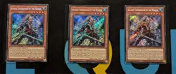 BLMM-EN024 Avance, Swordsman of the Nekroz x3 Secret Rare YuGiOh Playset - Image 1