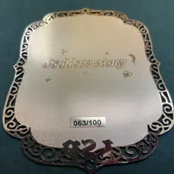 Goddess Story Gold METAL Card - Serial Number #063/100! Asuna Anime **READ** - Image 2