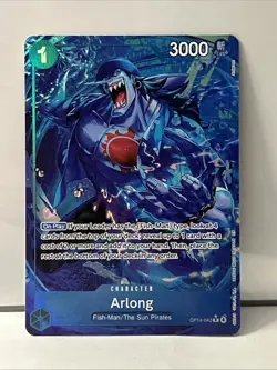 Arlong (Alternate Art) One Piece Card OP14-042 The Azure Sea's Seven Foil - Image 1