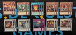 Jurrac Complete Deck Core 30 Cards BLMM Monster Mayhem 1st Ed YuGiOh Bundle - Image 1