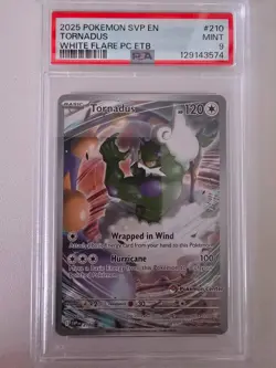 Tornadus #210 PSA 9 MINT – Pokemon Center Promo Holo Black Star Card - Image 1