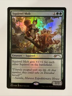 MTG Secret Lair #197 Squirrel Mob Foil - Magic The Gathering - Image 1