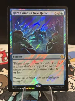 MTG: TMNT - Here Comes a New Hero! (Surge Foil) Commander (TMC) R 0011 - Image 1