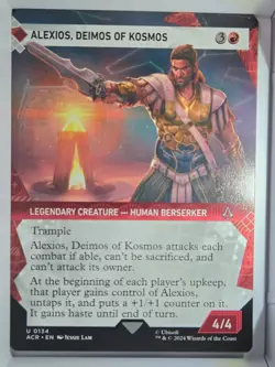 Alexios, Deimos of Kosmos (Showcase) - U134 - MTG - Assassin's Creed (ACR) - Image 1