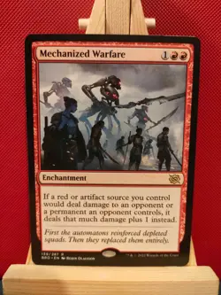 Mechanized Warfare - The Brothers' War - Rare - NM - MTG - Image 1