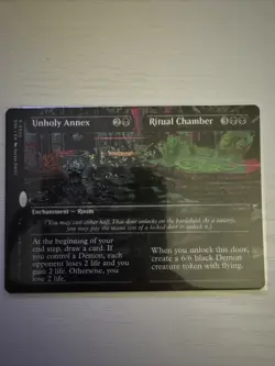 Unholy Annex Ritual Chamber (Borderless) Duskmourn: House of Horror Foil - Image 1