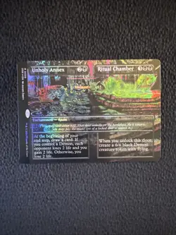 MTG Unholy Annex Ritual Chamber (Borderless) Duskmourn: House of Horror Foil - Image 2