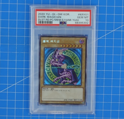 2020 Dark Magician Millennium Rare Yugioh Card Korean 15Ax-Kry01 PSA 10 - Image 3